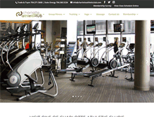 Tablet Screenshot of charlotteathleticclub.com